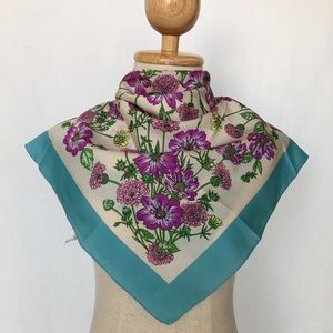 *$10 for 2* Vintage Italy floral square scarf